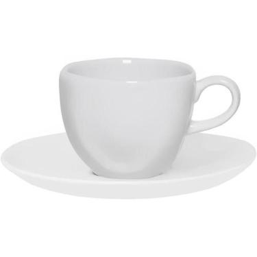 Imagem de Xícara de Chá 220ml C/Pires White RA04-9504 - Oxford