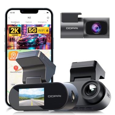 Imagem de DDPAI N2 Dual Câmera Veicular Frontal Traseira 2K+1080P, Dashcam Com ADAS 2.0, Wi-Fi 6 Câmera para Carro, Modo Estacionamento 24H, Supercapacitor, Visão Noturna AI (Sem Cartão SD)