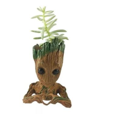 Imagem de Baby Groot Vaso Porta Objeto Guardiões Da Galáxia Marvel 15cm Modelo C