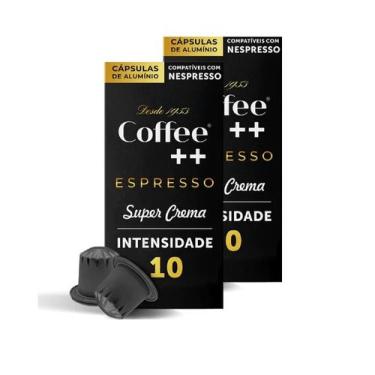 Imagem de Kit com 20 Cápsulas Para Nespresso Coffee Mais Intenso Super Crema - C