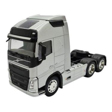 Imagem de Miniatura Caminhão Volvo Fh 500 Truck Prata Metal 1:32 - Welly, Prata