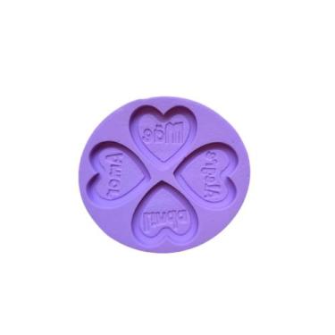Imagem de F833 Molde de silicone dia das mães para confeitar - confeitaria dos m