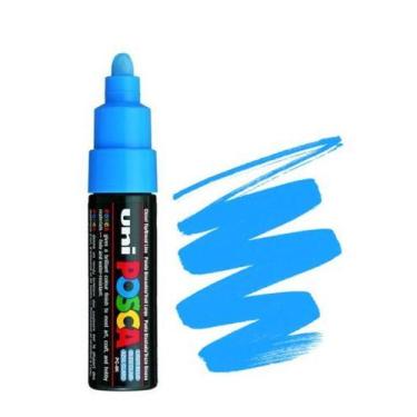 Imagem de Caneta Posca PC-7M Marcador Uni ball - UNI-BALL, AZUL CLARO