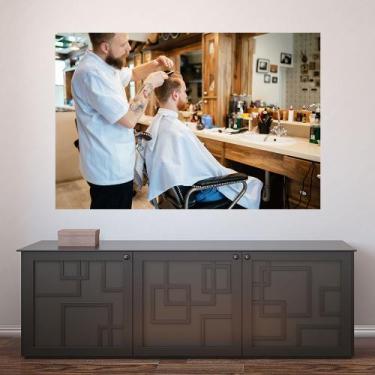 Imagem de Painel Adesivo de Parede - Barbearia - Barber Shop - 868pnp - Allodi