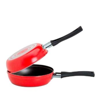 Imagem de Panela Omeleteira Em Alumínio 18 Cm Ovos E Panquecas - A.R Variedades 