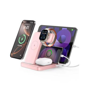 Imagem de Estação de carregamento Caxdon 5 em 1 para iPhone 16 Pro Max/Pro/Plus