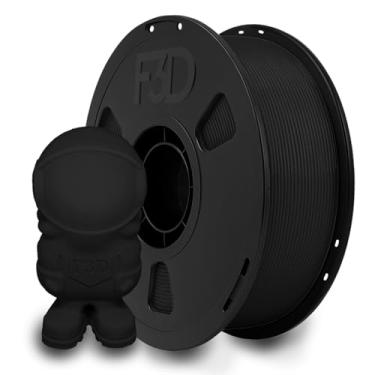Imagem de Filamento PLA Premium F3D 1,75mm, 1kg, Preto, Temperatura de Impressão 205-230°C