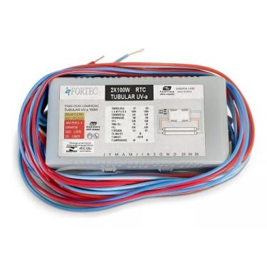 Imagem de Reator Eletrônico 2x100W UV para Lâmpada de Bronzeamento - FORTEC