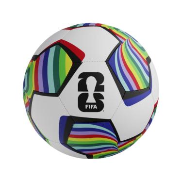 Imagem de BOLA FUTEBOL FIFA Mundial Copa 2026 | LICENCIA FIFA® (Blanco-turquesa-Naranja, N°5