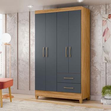 Imagem de Guarda Roupa Solteiro 103x182cm Chile Moval