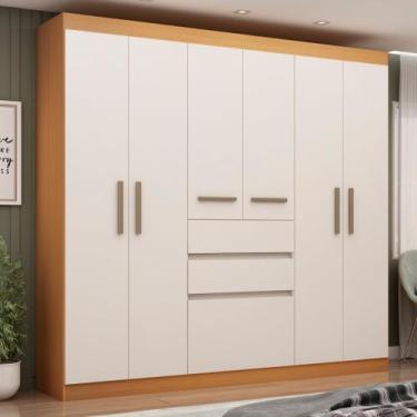 Imagem de Guarda-roupa Casal 7 Portas 2 Gavetas Berna Yescasa