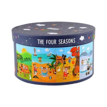 Imagem de Quebra-cabeça infantil Educação infantil 150 peças Tema Four Seasons -