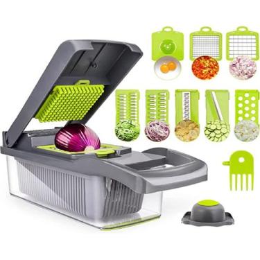 Imagem de Picador de vegetais Enloy 16 em 1 com protetores de mão e garras - Lig