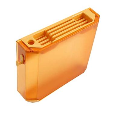 Imagem de Zhjvihx Porta de Faca de Cozinha, Parede de Faca de Bandeja de água Leve, Compacto Transparente Montado Em Prateleira Fácil de Limpar para Casa para Casa (Amarelo)