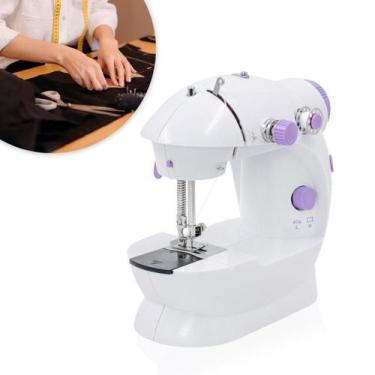 Imagem de Mini Máquina De Costura Portátil Bivolt Compacta Doméstica - Shopmix, 
