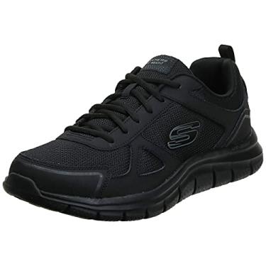 Imagem de Skechers Tênis masculino Track Scloric Oxford, Preto, 11.5 Wide