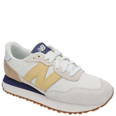 Imagem de New Balance Tênis feminino 237 V1 Classic, Sal marinho/feno, 40