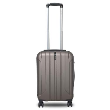 Imagem de Mala de Viagem de Bordo P/ 10kg em Abs com Rodinhas 360º Removíveis e Leve - Padrão Anac - Qualis (Grafite MB003)