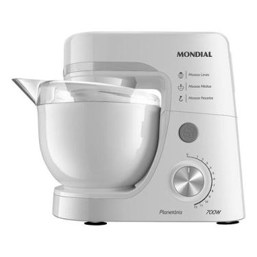 Imagem de Batedeira Planetária 700w BP-03-W Branca Mondial Cor Branco Frequência