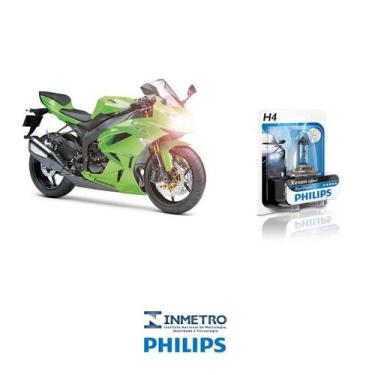 Imagem de Lâmpada Philips BlueVision H4 p/ KAWASAKI Ninja ZX 6R 600CC