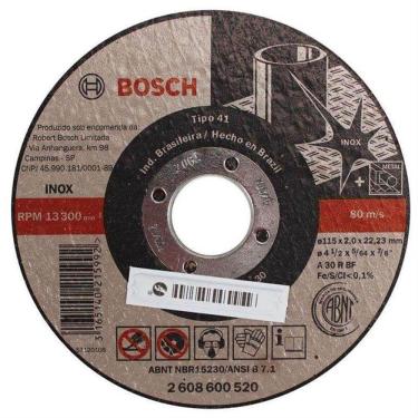 Imagem de Disco De Corte Plano Para Inox 4.1-2 - 26086.005.20 - Bosch Disco Corte Plano A Inox 41...
