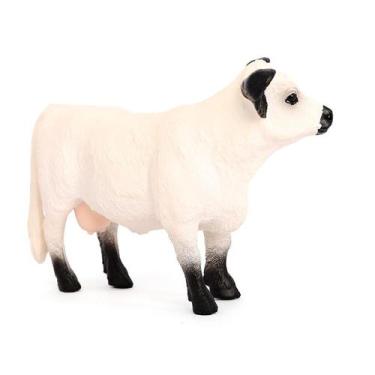 Imagem de Estatueta realista Galoway Cow PVC Farm Animal Model Kids - Yiweisai
