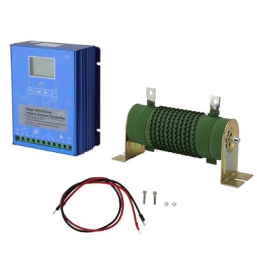 Imagem de 24v,HYZHANHONG Controlador de Carga Híbrido Eólico e Solar 5000W-10000W, 12V/24V/48V, Ecrã LCD, MPPT de Carregamento Aumentado, Controlador Multifuncional Eólico e Solar, 10000W-24V