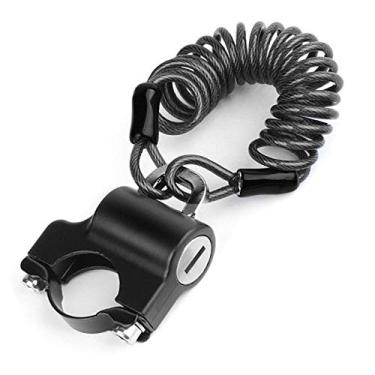 Imagem de Cadeado de Cadeado de Cadeado de Bicicleta, Cadeado de Código de Corda de Fio de Capacete Motocicleta Carro Elétrico Cadeado Portátil Equipamento de Ciclismo