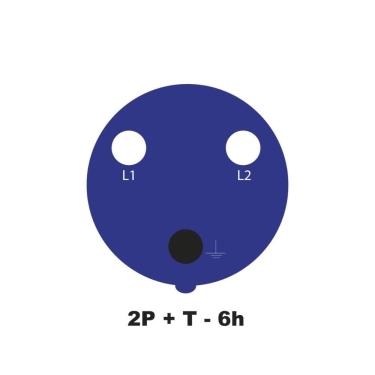 Imagem de Tomada De Sobrepor Industrial 2p T 63 A 220-250 Vca 6 H Tramontina