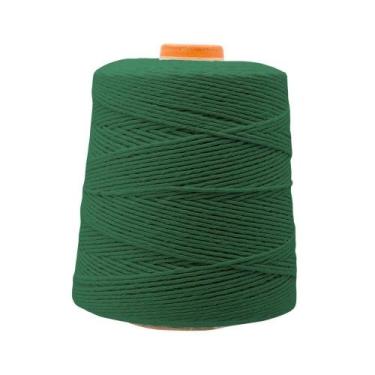 Imagem de Barbante Pluma 600g Colorido Fio 6 / Fio 8, Verde Floresta Fio 8 Cor 3