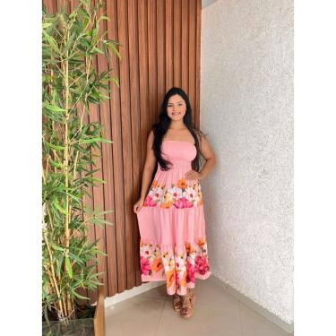 Imagem de Vestido Tomara Que Caia Estampado Latex No Busto Crisconf