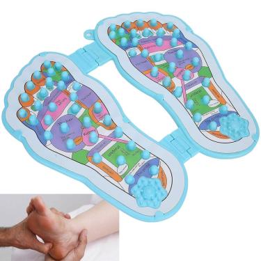 Imagem de Massageador de Pes Acupuntura Reflexologia Acupressao Fascite Plantar Pontos de Pressao...