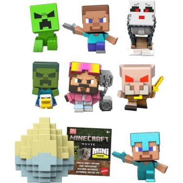 Imagem de Boneco minecraft o filme mini ovo surpresa - mattel hxt64