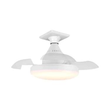 Imagem de Luz De Ventilador De Teto LED Regulável E27 Silenciosa Com Controle Re