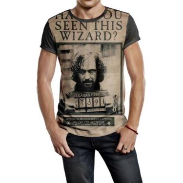Imagem de Camiseta Masculina Harry Potter Ref:211 - smoke, Preto, GG