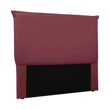 Imagem de Cabeceira Decorativa King Size 1,95M Trento Veludo Vinho - Gran Belo