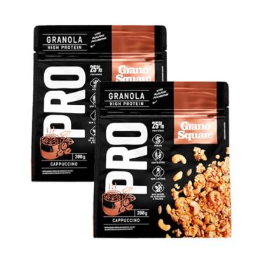 Imagem de Kit 2X: Granola Pro Cappuccino Sem Glúten GranoSquare 200g