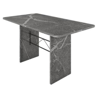 Imagem de Mesa de Jantar Tampo Granito 120x75cm - PAONANDA DECOR