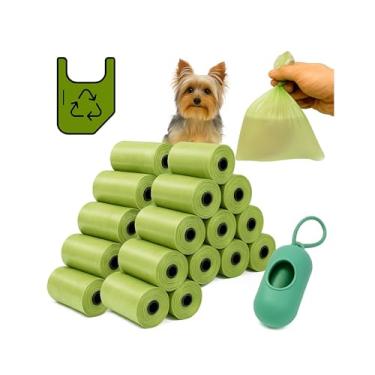 Imagem de Kit 15 Refis Rolos Cata Caca Premium com 240 Saquinhos Higiênicos Biodegradáveis para Cães e Pets