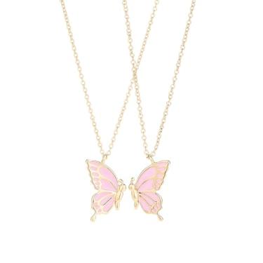 Imagem de Colar de amizade, presente de aniversário, joia sincera para amigos, celebrar laços com amigos presentes, 45+5cm, Cobre, Sem Pedra Preciosa