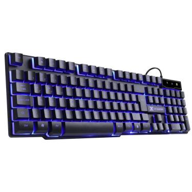 Imagem de Teclado Gamer Hydra 107 Teclas + 12 Multimídia Com Led Azul