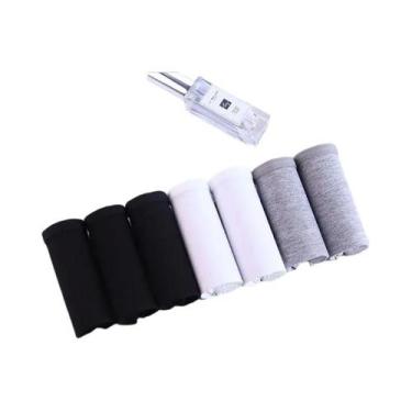 Imagem de Calcinhas De Algodão plus Size Para Mulheres, 7 Peças, Cuecas Macias, 