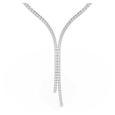 Imagem de Swarovski Colar Y Cystal de corte redondo Matrix