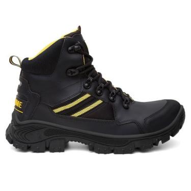 Imagem de Bota Adventure Coturno Ragnar - Work - LOJA RPERONI, Preto, Amarelo, 3