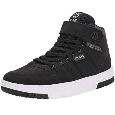 Imagem de Tênis masculino cano alto alpha 3 ollie 400, Preto, 40