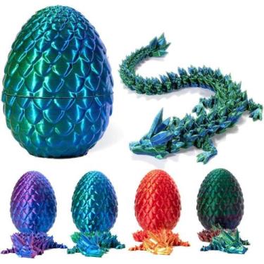 Imagem de Dragon Egg Toy YXYAUM Dragão impresso em 3D com dragão dentro - YXYDUM