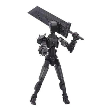 Imagem de Concluída a montagem do boneco de ação T13 Hero 13 Titan 13 - Marca Pr