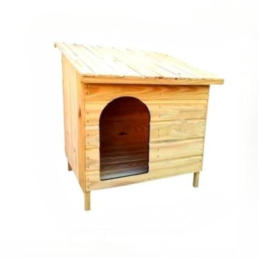 Imagem de Casa Casinha De Madeira Pinus Para Cachorros Cães Pet(N5)