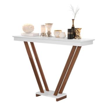 Imagem de Buffet Invertido com Pés de Eucalipto – Móvel Decorativo e Funcional (Branco)