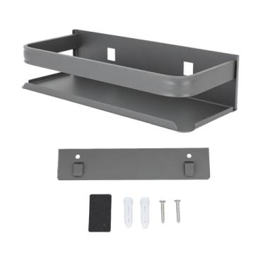 Imagem de Prateleiras Flutuantes Montadas na Parede Banheiro Rack Prateleiras Flutuantes Multifuncionais Prateleiras de Armazenamento de Parede Montadas na Parede para Quarto Sala de Estar